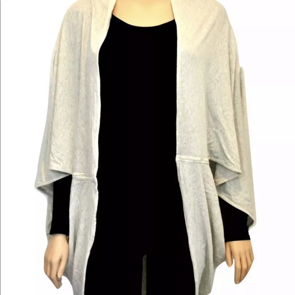 NWT Lululemon wrap scarf heathered light beige
